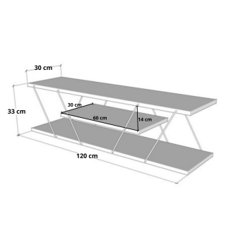 Meuble TV Canaz - Marron