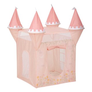 Tente pop up château de princesse - Rose
