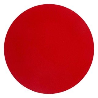 Set de table rond Okaloo - Diam 38 cm - Rouge