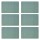 Lot de 6 sets de table rectangulaire Lake - 45 x 30 cm - Bleu