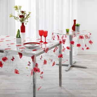 Set de table Coquelicots  - 43 x 30 cm - Rouge
