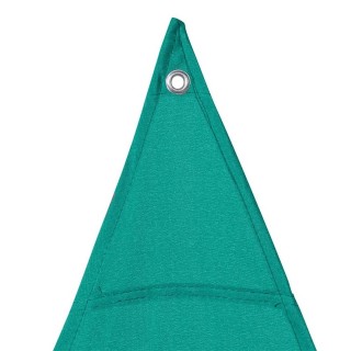 Voile d'ombrage triangulaire Anori - 3 X 3 X 3 M - Vert granny