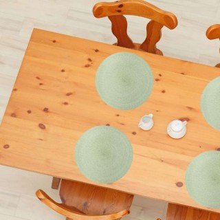 Set de table Tressé Rond - Diam. 38 cm - Olive