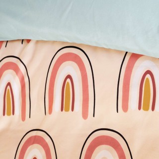 Parure de lit enfant Licorne - 100% polyester 72g/m² - 140 x 200 cm
