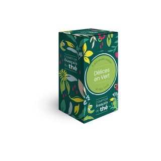 Lot 5x Thé Délices en Vert - 5 sachets - Boîte 10g