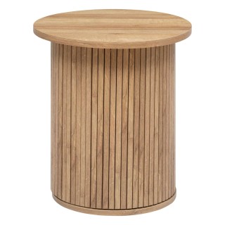 Table à café Colva en bois Diam 45 cm - Marron