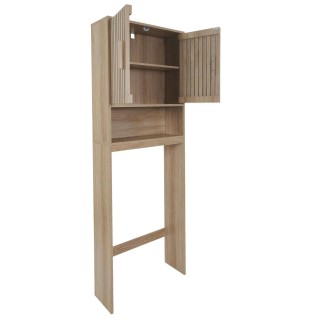 Meuble dessus WC Saulk en bois - Marron