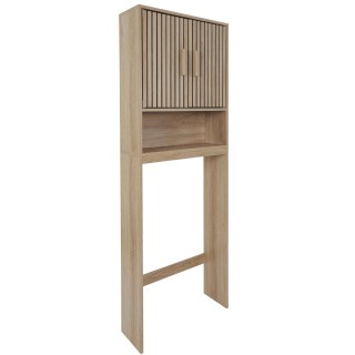 Meuble dessus WC Saulk en bois - Marron