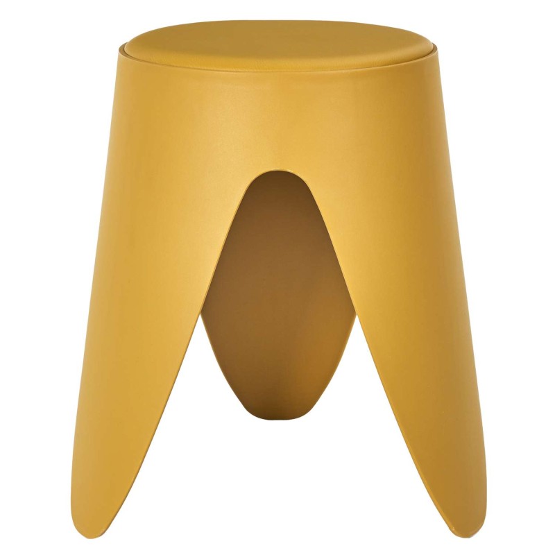 Tabouret d'appoint empilable Emma - Jaune