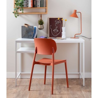 Chaise design Cheer - Terracotta