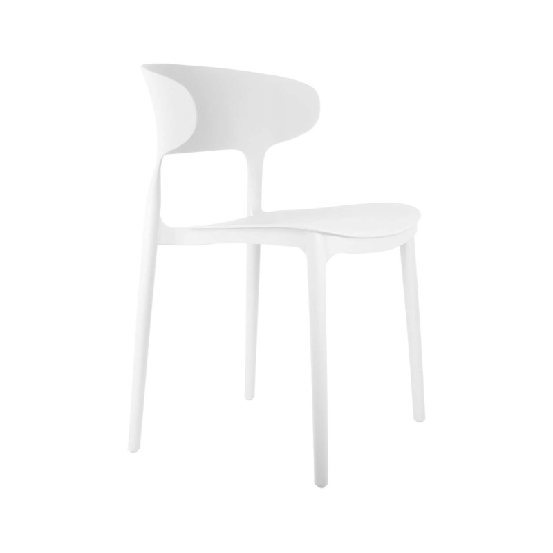 Chaise design Fain - Blanc