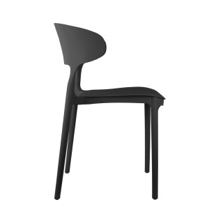 Lot de 2 chaises design Fain - Noir