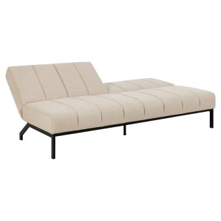 Canapé convertible Caix - 3 places - Beige