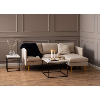 Canapé d'angle Milly - 3 places - Beige