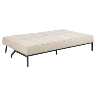 Canapé convertible Peruga - 3 places - Beige