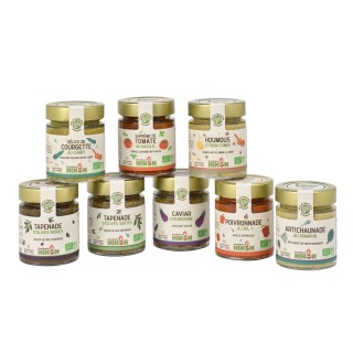 Lot 3x Tapenade d’olives noires BIO - Pot 130g