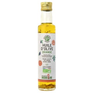 Lot 3x Huile d’olive extra vierge orange BIO - Bouteille 250ml