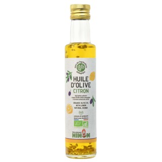 Lot 3x Huile d’olive extra vierge citron BIO - Bouteille 250ml