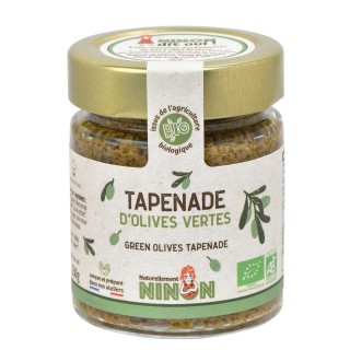 Lot 6x Tapenade d'olives vertes BIO - Pot 130g