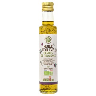 Lot 6x Huile d’olive extra vierge herbes de Provence BIO - Bouteille 250ml