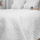 Couvre-lit à dessin floral - 240 x 220 cm - Blanc