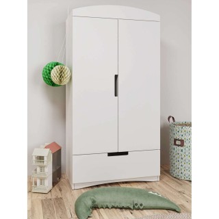 Armoire Classic - Kocot Kids - L. 90 x H. 183,5 cm - Blanc