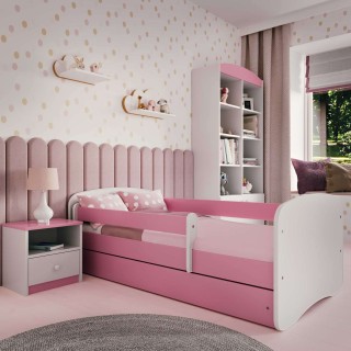 Lit Babydreams avec tiroir - Kocot Kids - 70 x 140 cm - Rose