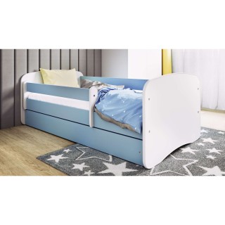 Lit Babydreams avec matelas et tiroir - Kocot Kids - 70 x 140 cm - Bleu