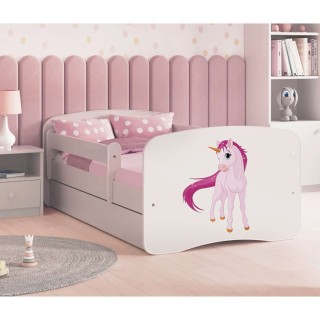 Lit Babydreams Licorne avec tiroir - Kocot Kids - 70 x 140 cm - Blanc