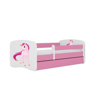 Lit Babydreams Licorne avec tiroir - Kocot Kids - 70 x 140 cm - Rose