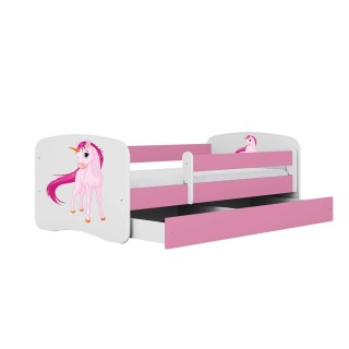 Lit Babydreams Licorne avec tiroir - Kocot Kids - 70 x 140 cm - Rose