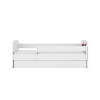 Lit Babydreams Pompiers avec matelas - Kocot Kids - 70 x 140 cm - Blanc