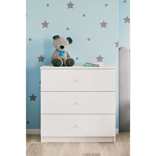 Commode Babydreams - Kocot Kids - L. 80 x H. 80,5 cm - Blanc