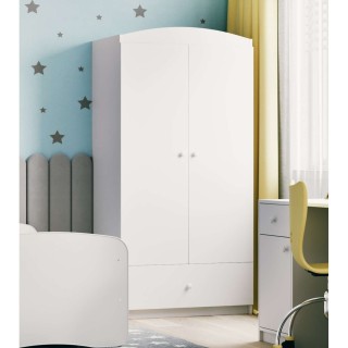 Armoire Babydreams - Kocot Kids - L. 90 x H. 181,2 cm - Blanc