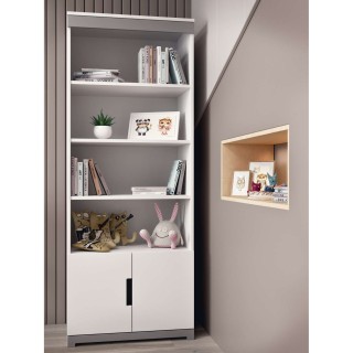 Bibliothèque Tomi - Kocot Kids - L. 70 x H. 182 cm - Blanc