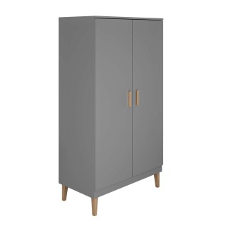 Armoire Kubi - Kocot Kids - L. 100 x H. 184 cm - Gris