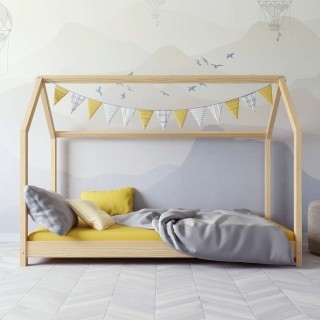 Lit tente Bella - Kocot Kids - 90 x 200 cm - Naturel