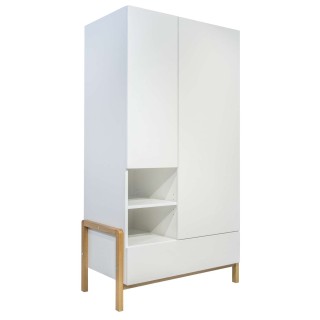 Armoire Victor - Kocot Kids - L. 100 x H. 180 cm - Blanc