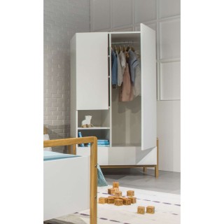 Armoire Victor - Kocot Kids - L. 100 x H. 180 cm - Blanc