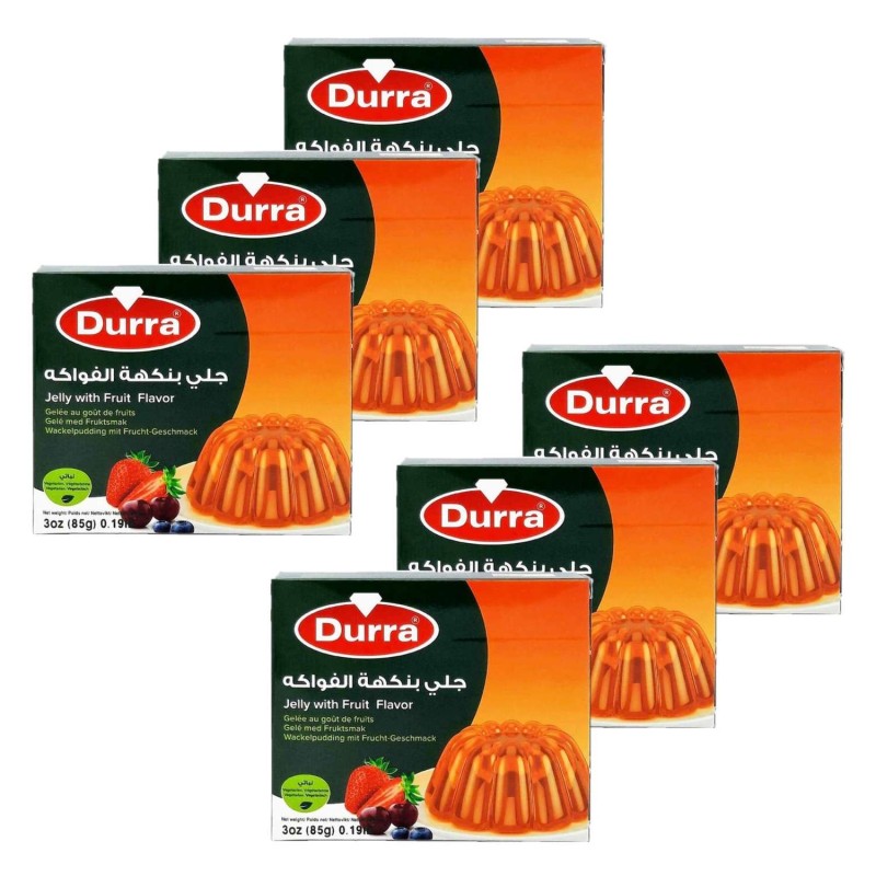 Lot 6x Préparation pour gelée aux fruits rouges - Boîte 510g