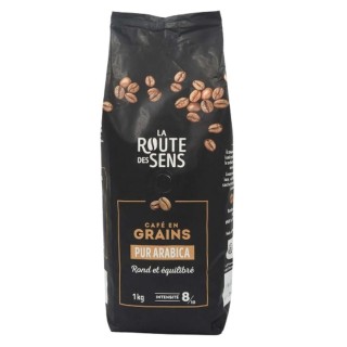 Café en grains 100% Arabica - Paquet 1kg