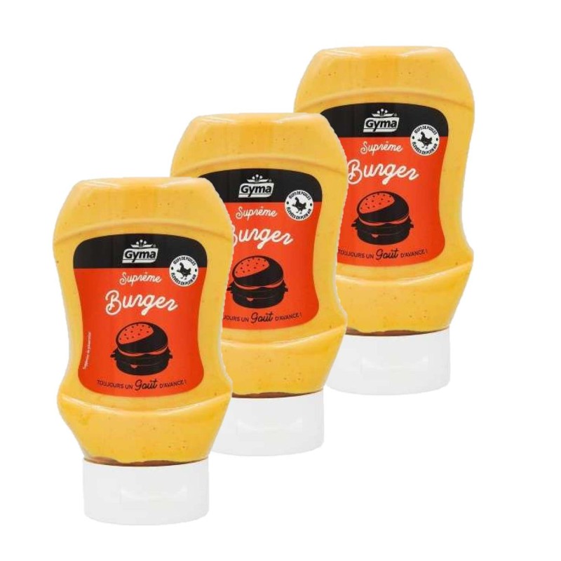 Lot 3x Sauce suprême burger - Tube 1,05kg