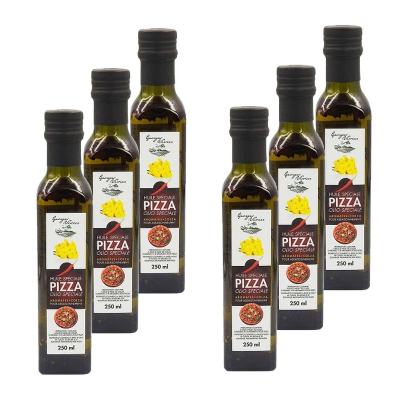 Lot 6x Huile pimentée spéciale pizza - Bouteille kg