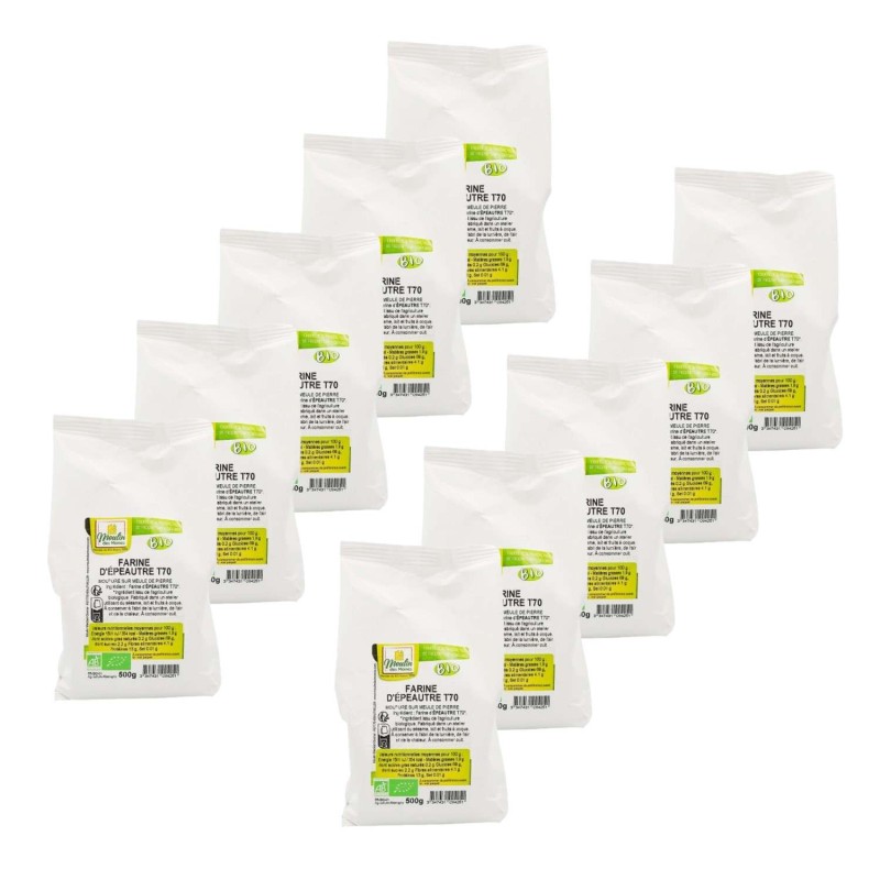 Lot 10x Farine d'épeautre BIO - Sachet 5kg