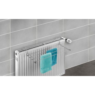 Sèche linge pour radiateur Oli - 2 m d'étendage - Gris