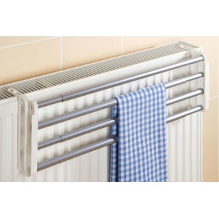 Porte serviette pour radiateur  Butterfly - Aluminium - L. 58/108 cm - 4.15 m d'étendage