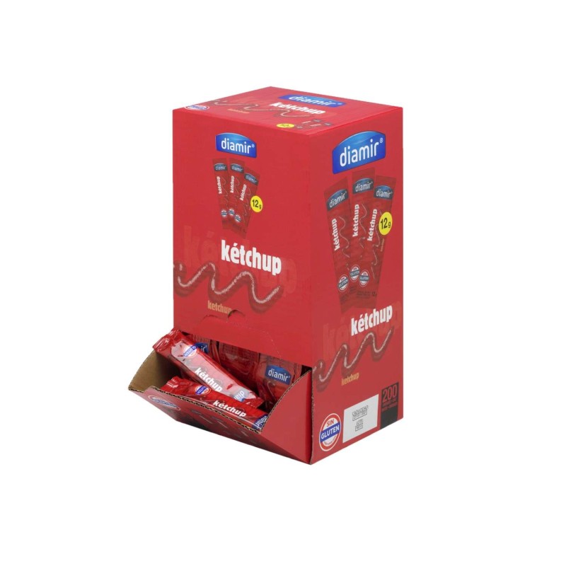 Ketchup - 200 dosettes 12g - Boîte 2,4kg