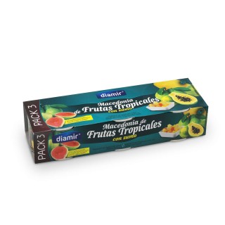 Lot 4x Salade de fruits - 3 x 227g - Pack 681g