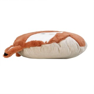 Coussin enfant en forme de renard - Diam. 40 cm - Marron