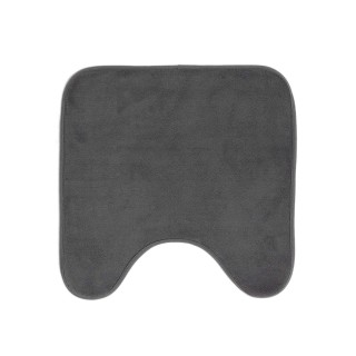 Tapis contour WC Berkeley - 45 x 45 cm - Gris anthracite